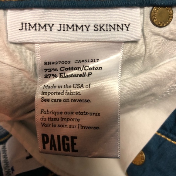 PAIGE Jimmy Jimmy Skinny Jeans - Picture 4 of 5